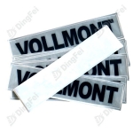Reflective Patches - Silver White Vollmont PVC Cloth Vest Reflective Patches Label